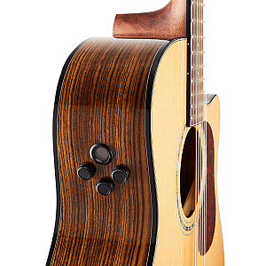 Cort GOLD A6 Bocote NAT Acoustic Electric Guitar with BAG